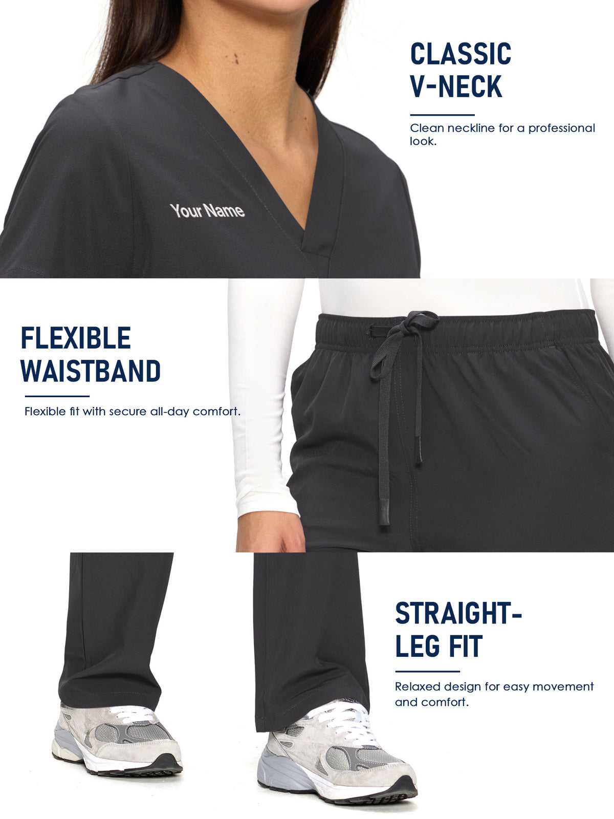 Dawn Dusk Made-to-Measure Straight-Leg Scrub Set Package