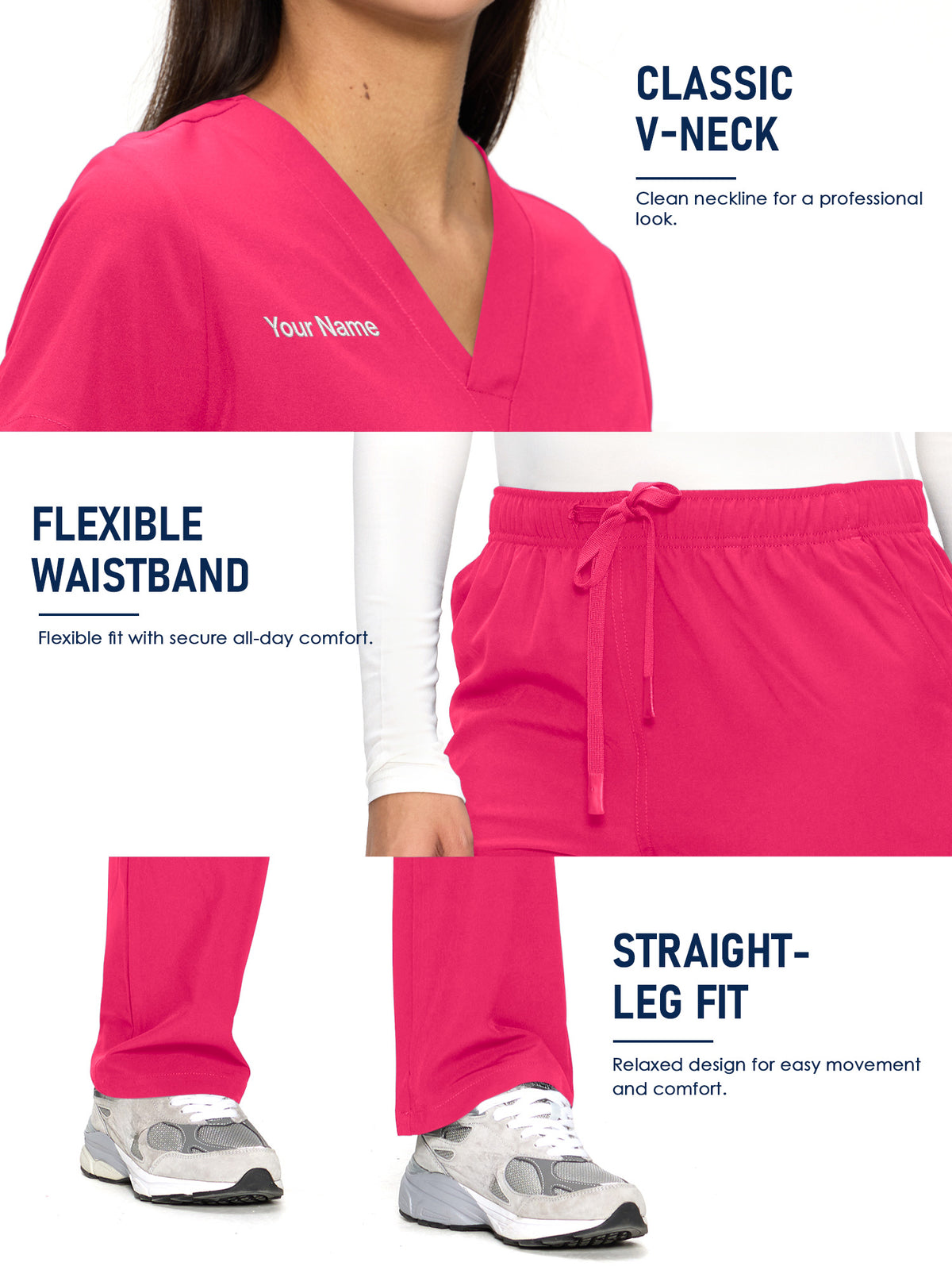 Dawn Dusk Made-to-Measure Straight-Leg Scrub Set Package