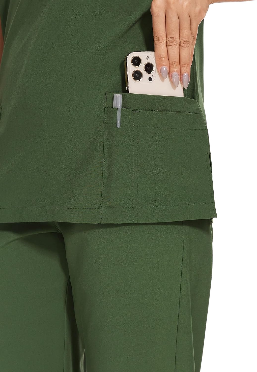 Luna Scrub Set — Army Green — 4