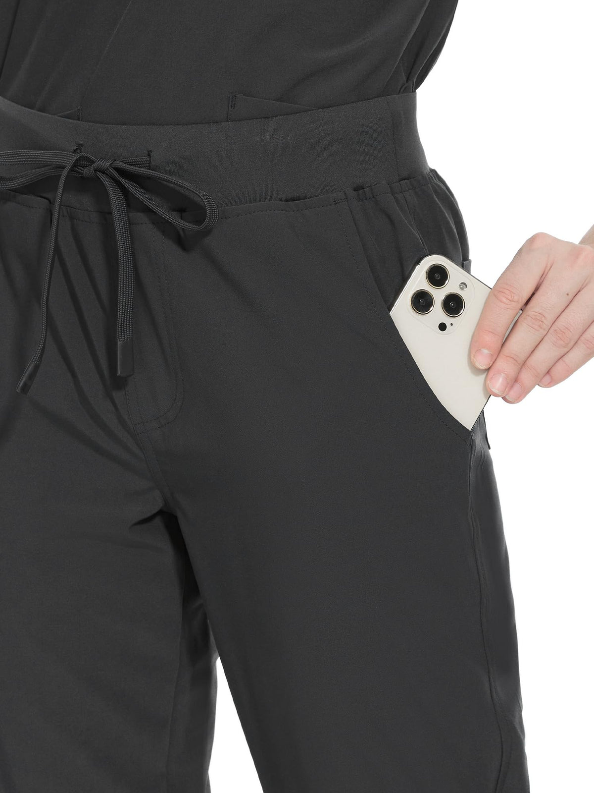 Aurora Jogger Scrub Pants — Dark Grey — 5