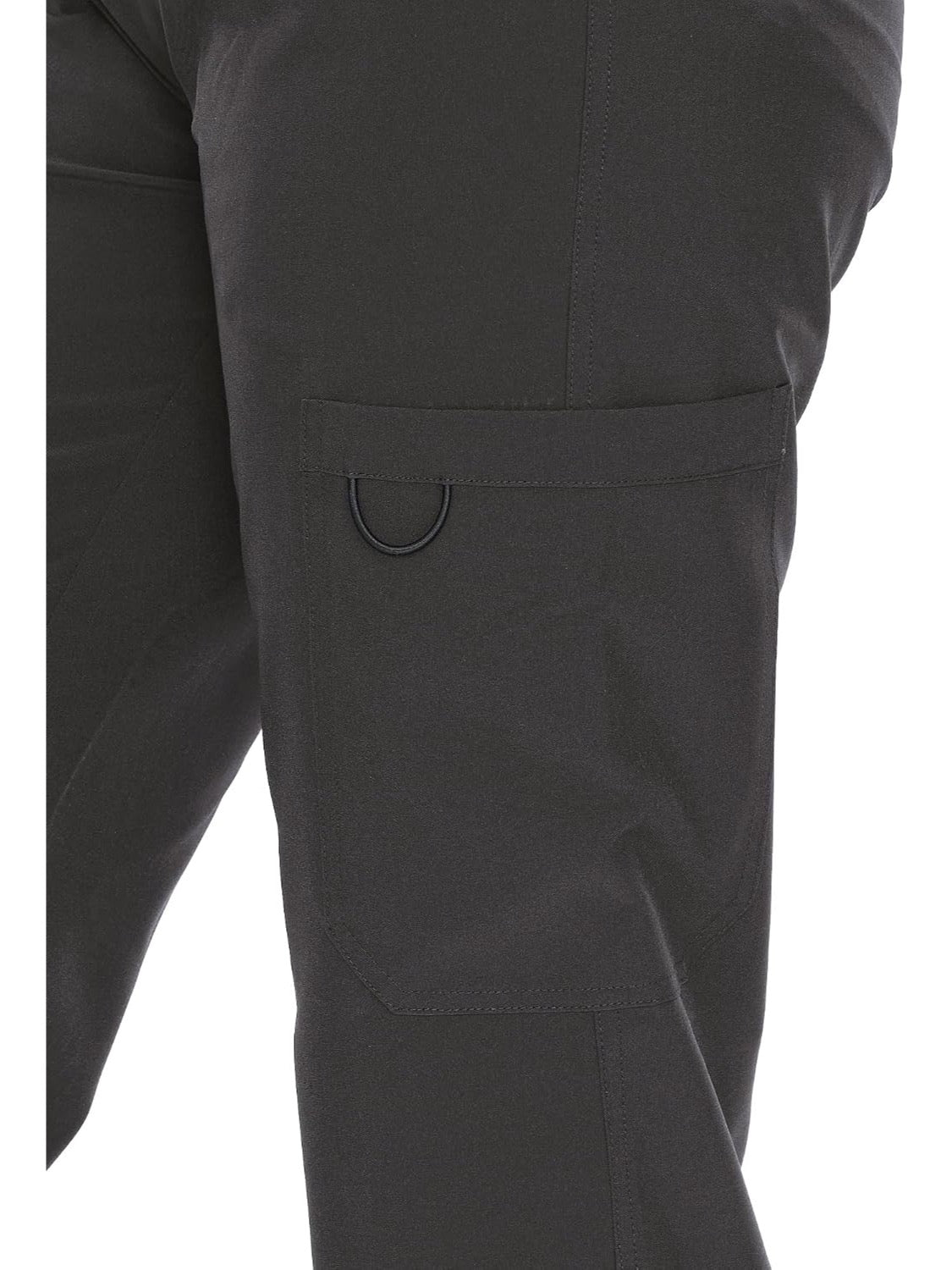 COZYFIT women's dark grey straight-leg cargo scrub pants - image 6