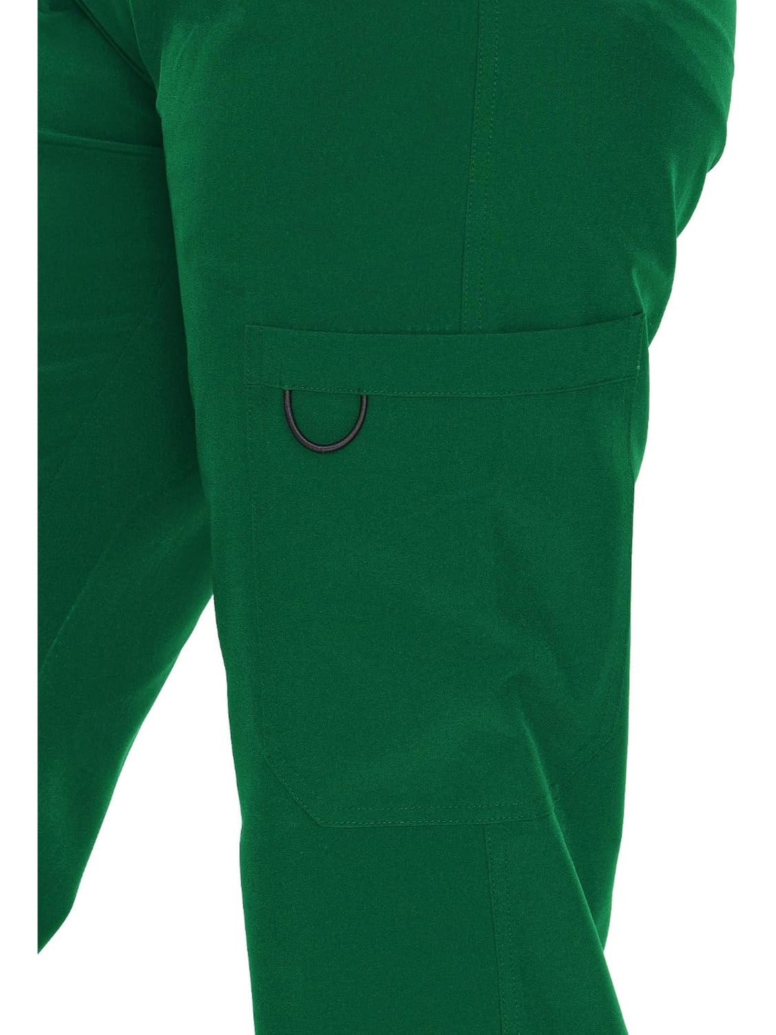 COZYFIT women's hunter green straight-leg cargo scrub pants - image 6
