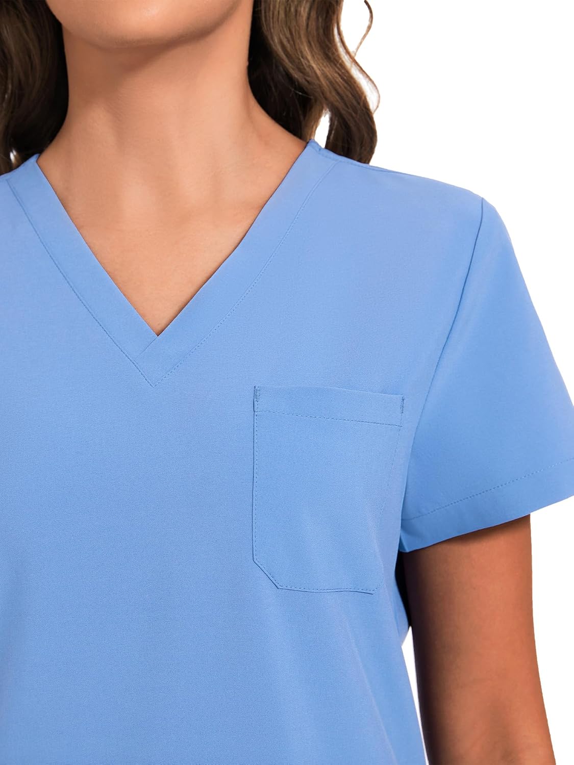 Luna Scrub Set — True Ceil Blue — 4