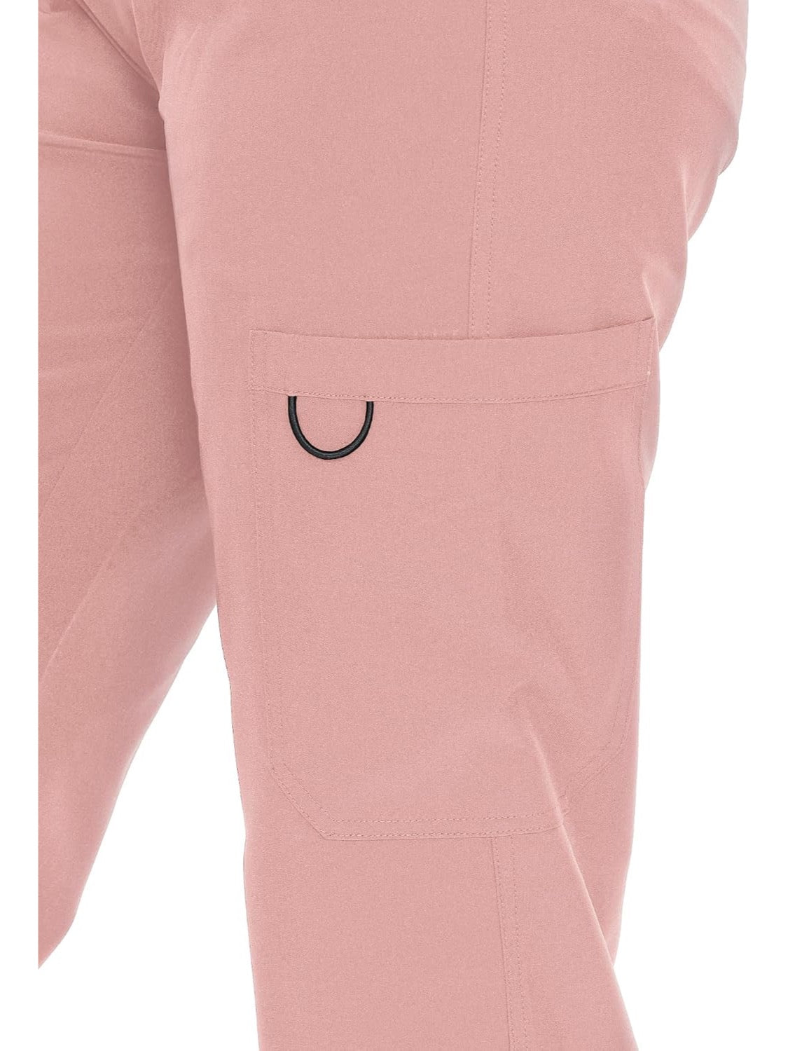COZYFIT women's pink straight-leg cargo scrub pants - image 6