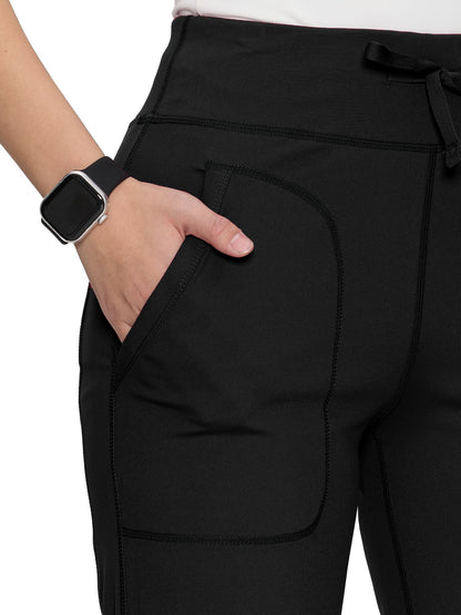 Prudence Yoga Scrub Pants — Black — 5
