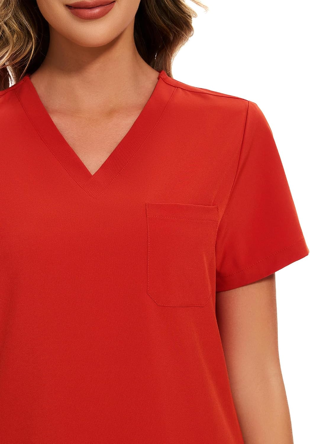 Luna Scrub Set — Red — 4