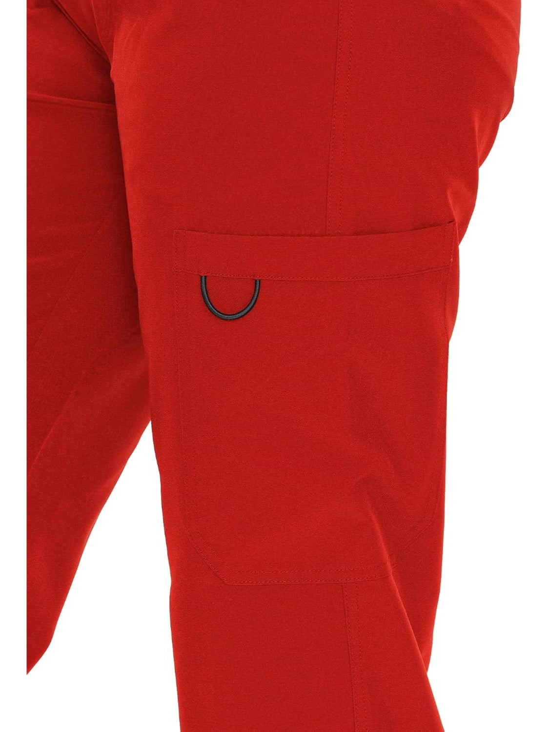 COZYFIT women's red straight-leg cargo scrub pants - image 6