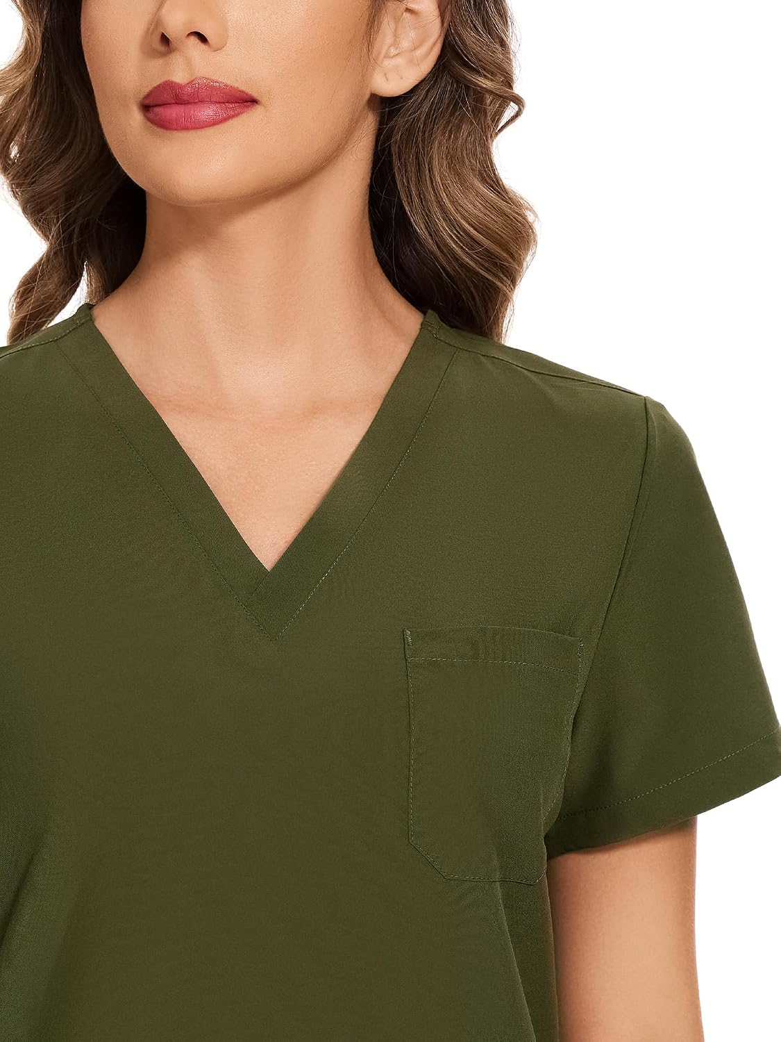 Luna Scrub Set — Olive Green — 4