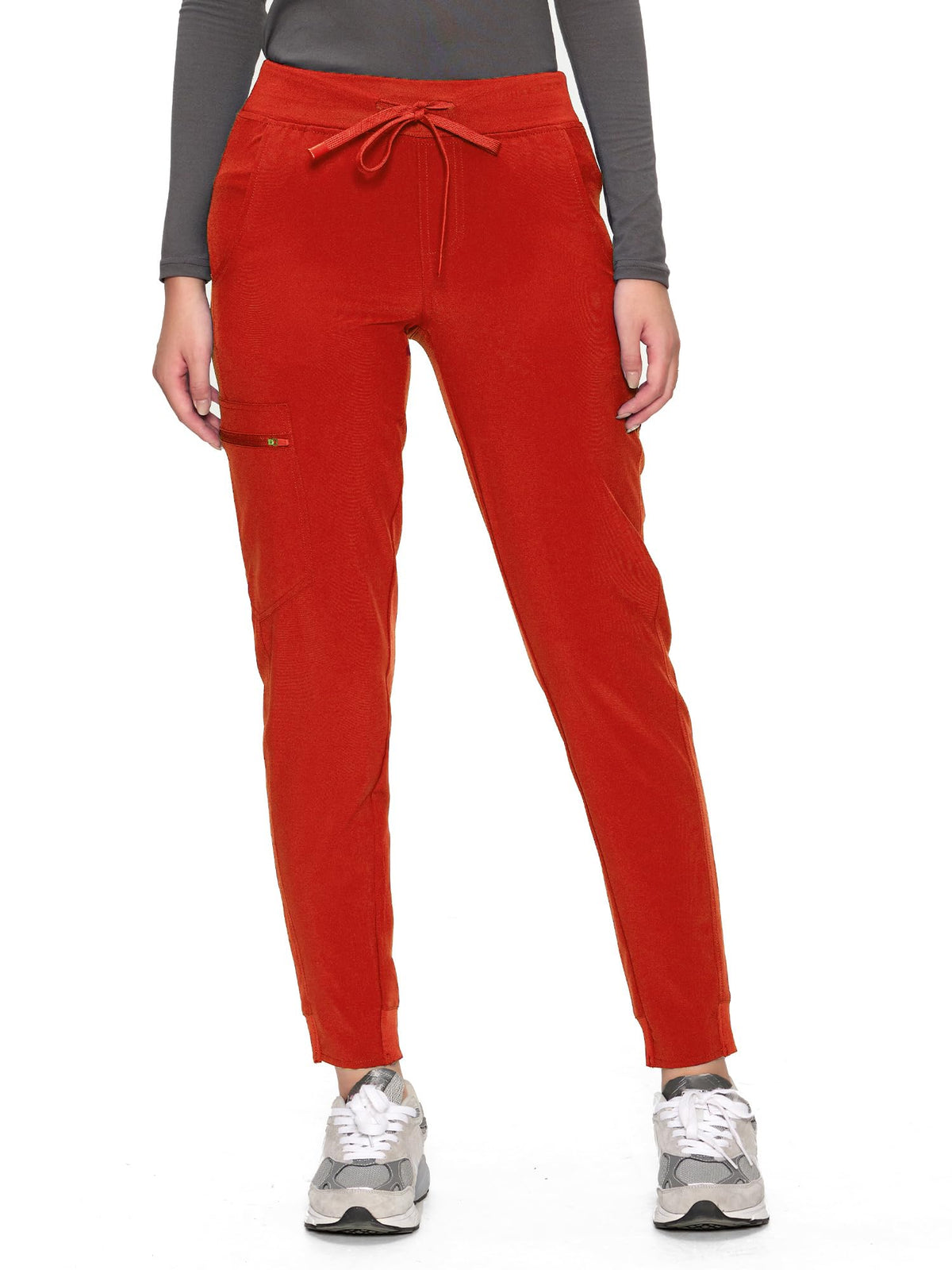 Aurora Jogger Scrub Pants — Red — 2
