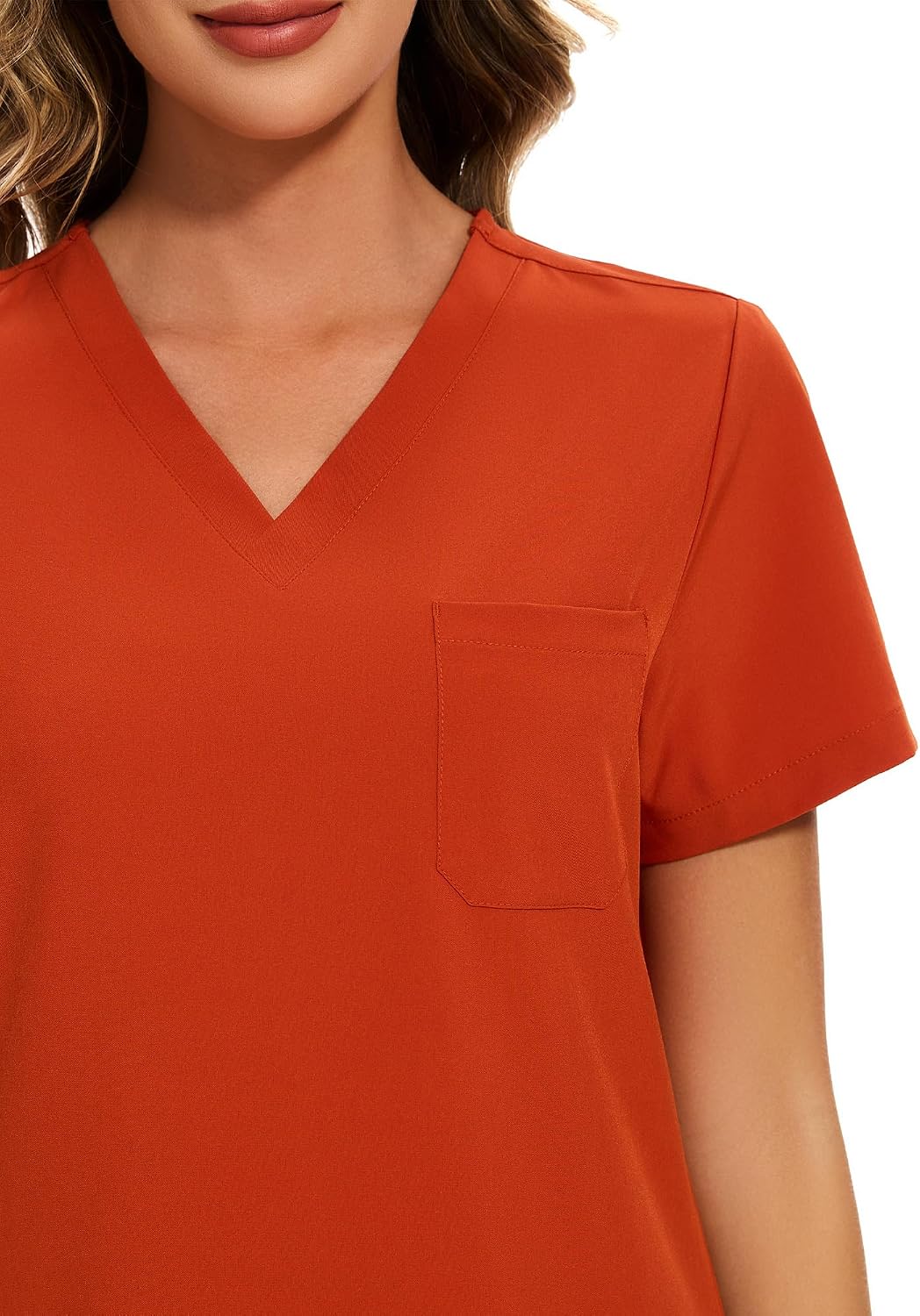 Luna Scrub Set — Red Tea — 4