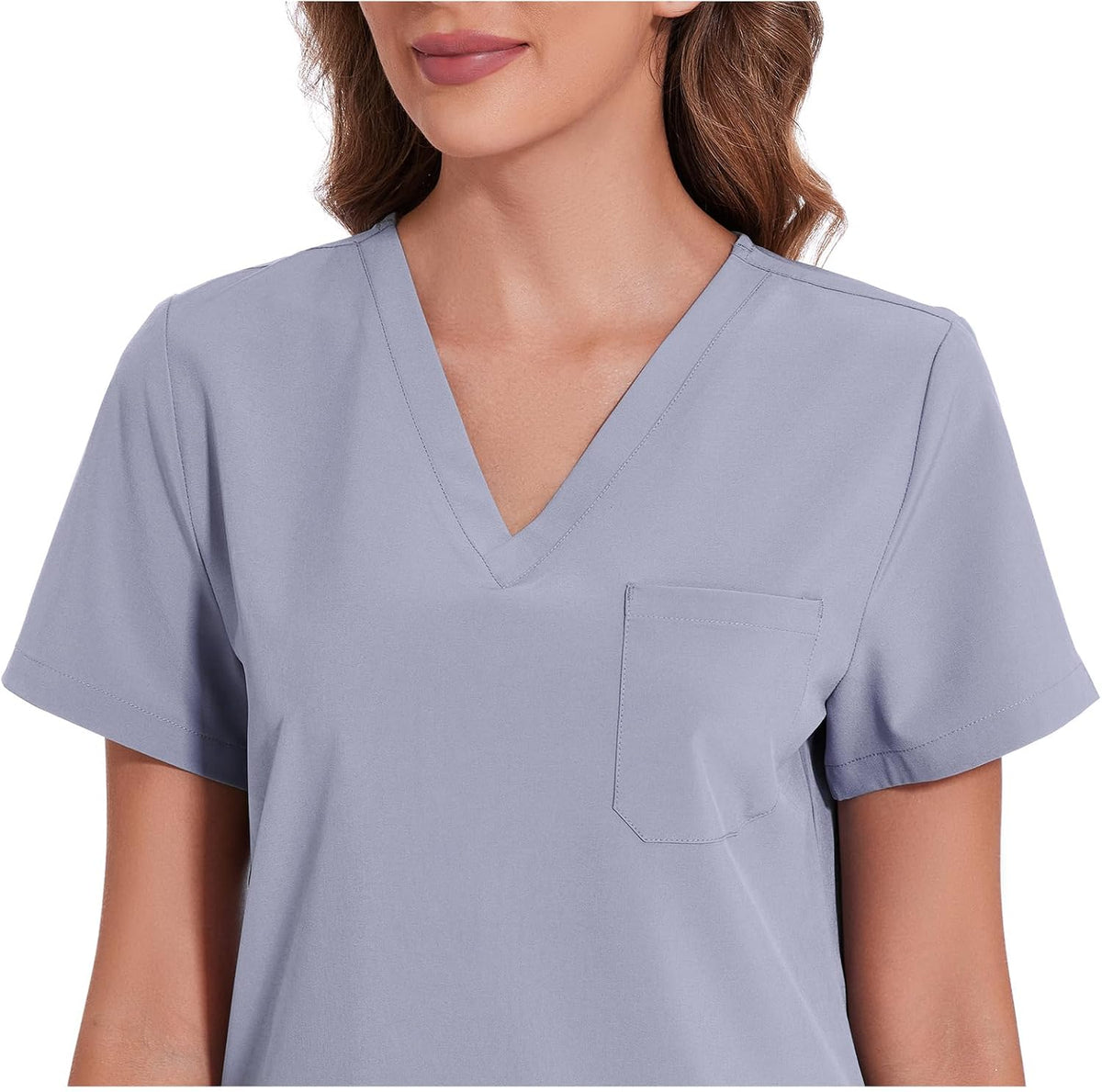 Luna Scrub Set — Light Grey — 4