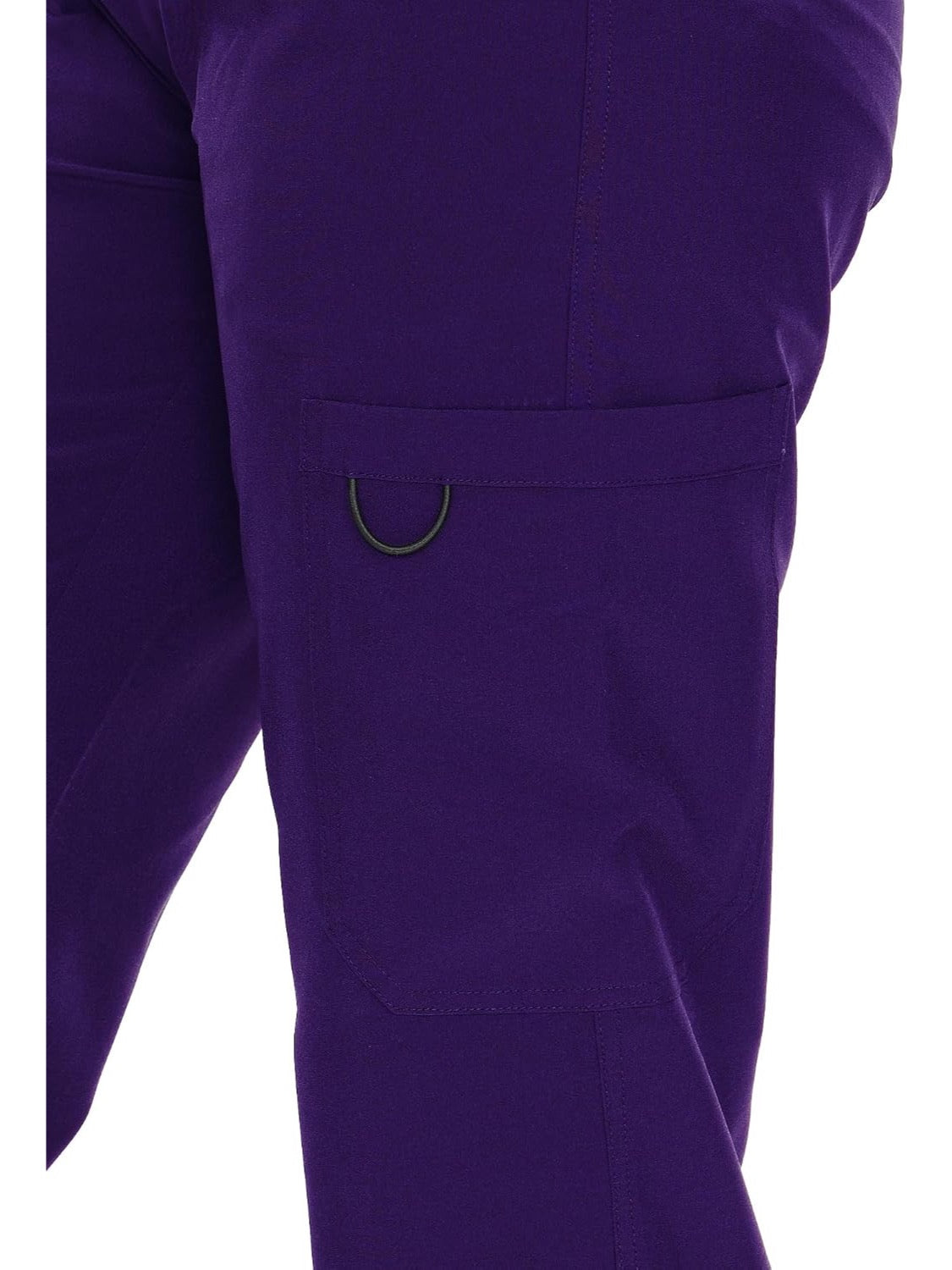 COZYFIT women's purple straight-leg cargo scrub pants - image 6