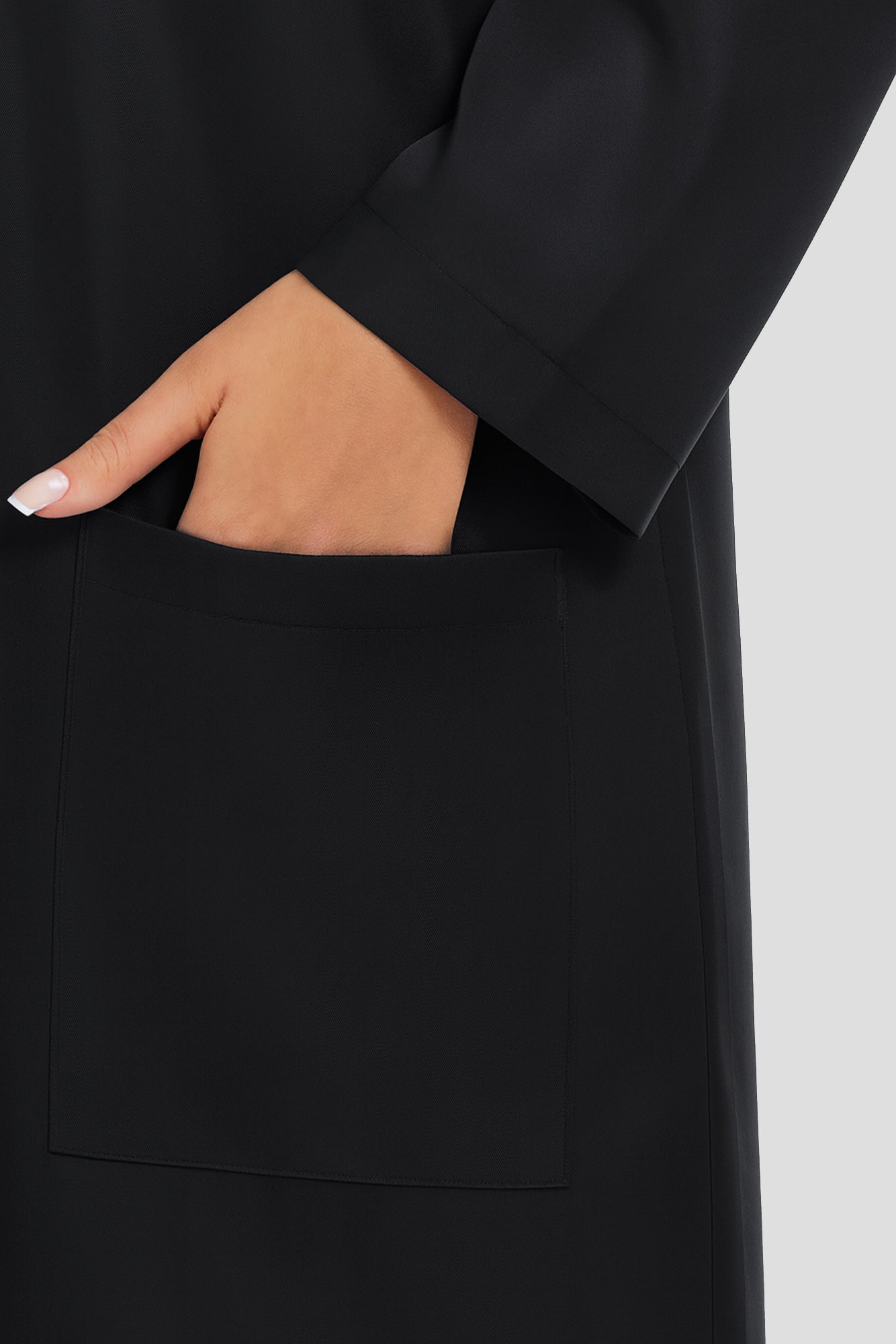 COZYFIT Lab Coat for Woman 3 Pocket, Long Sleeve Medical Coat