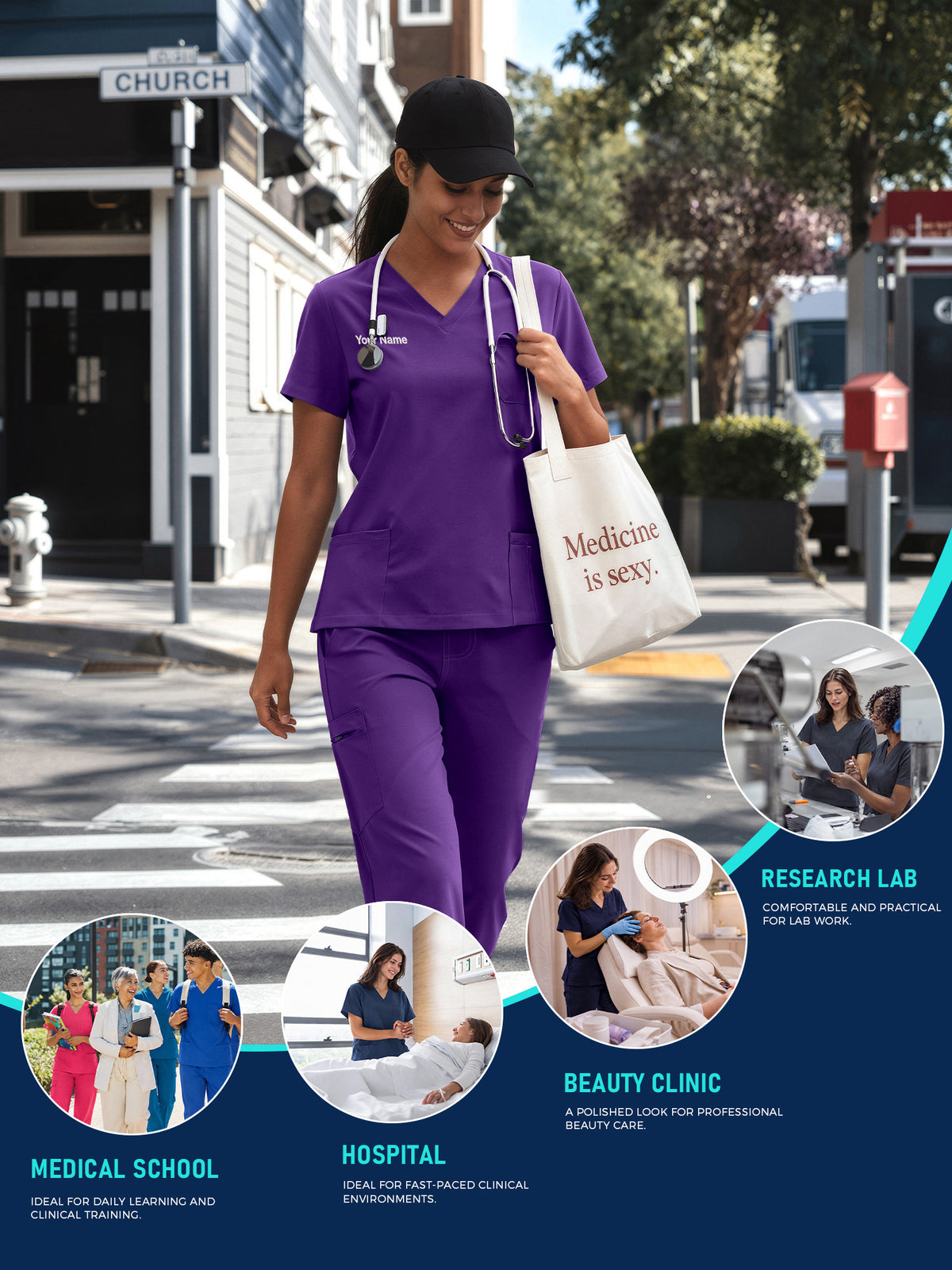 Luna Made-to-Measure Jogger Scrub Set Package