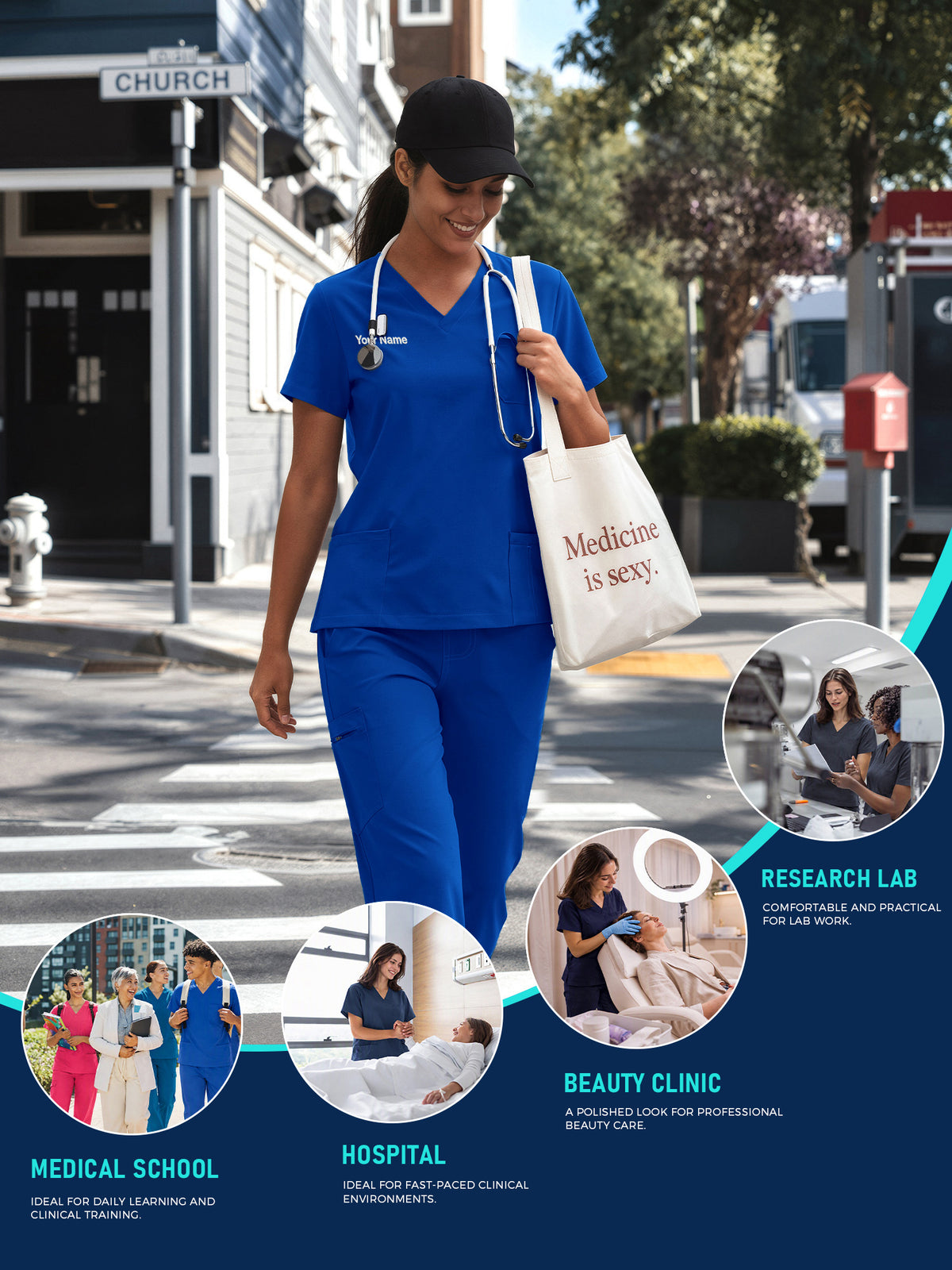 Luna Made-to-Measure Jogger Scrub Set Package
