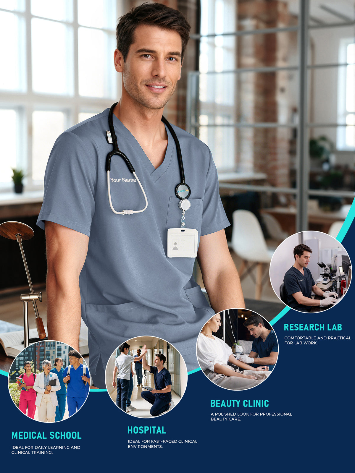 Lunar Made-to-Measure Jogger Scrub Set Package