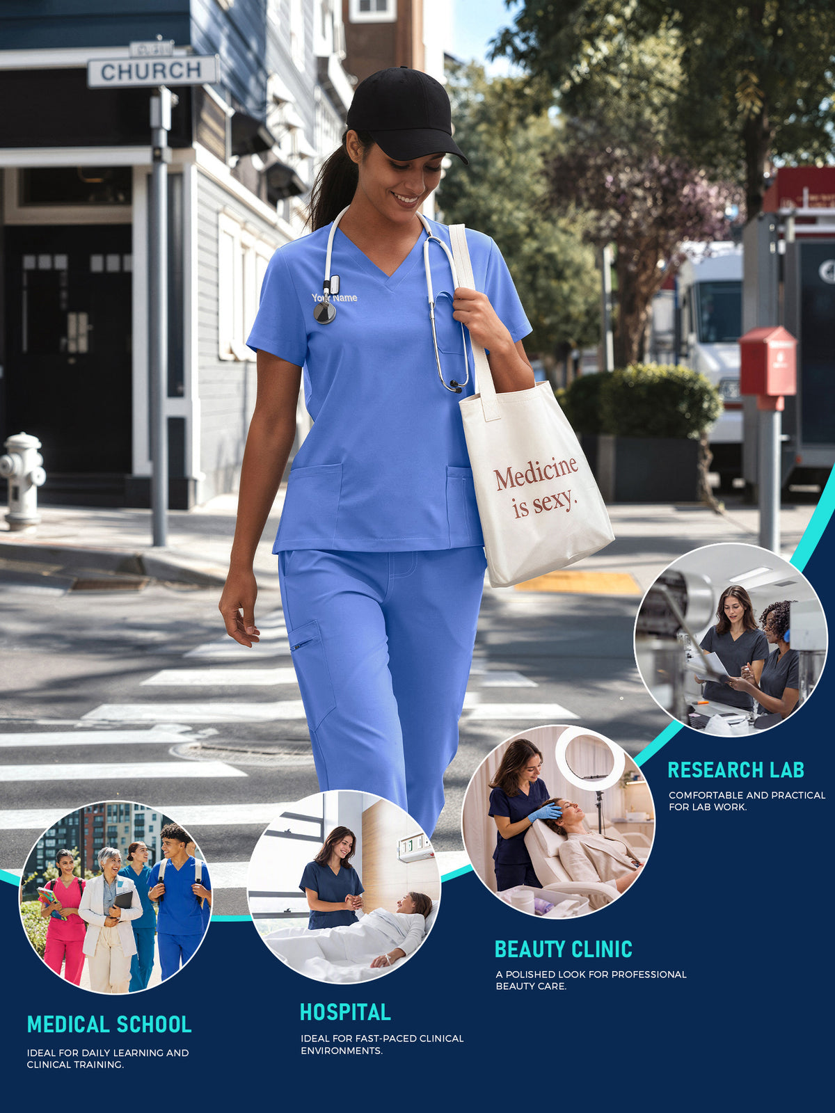 Luna Made-to-Measure Jogger Scrub Set Package