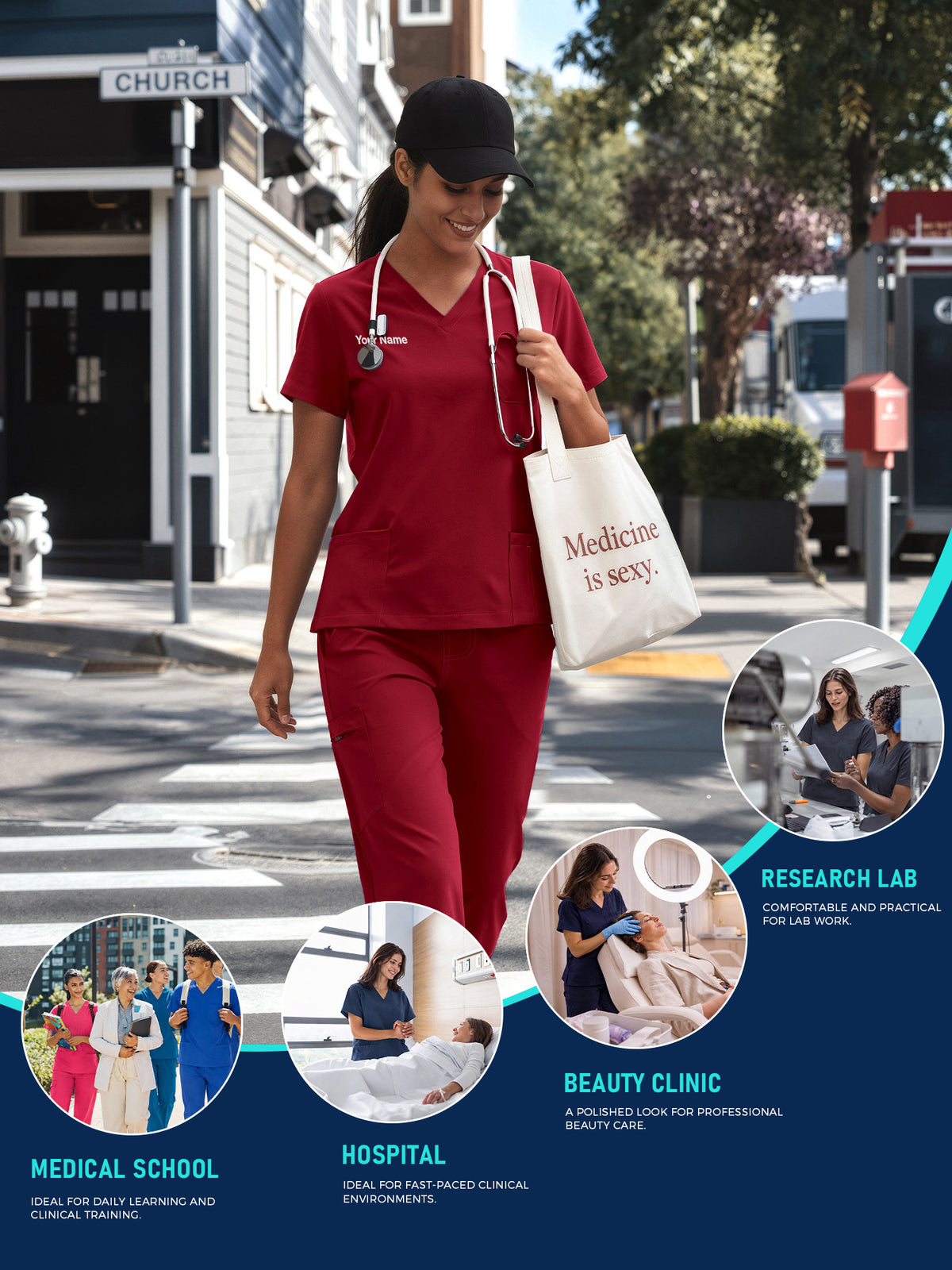 Luna Made-to-Measure Jogger Scrub Set Package