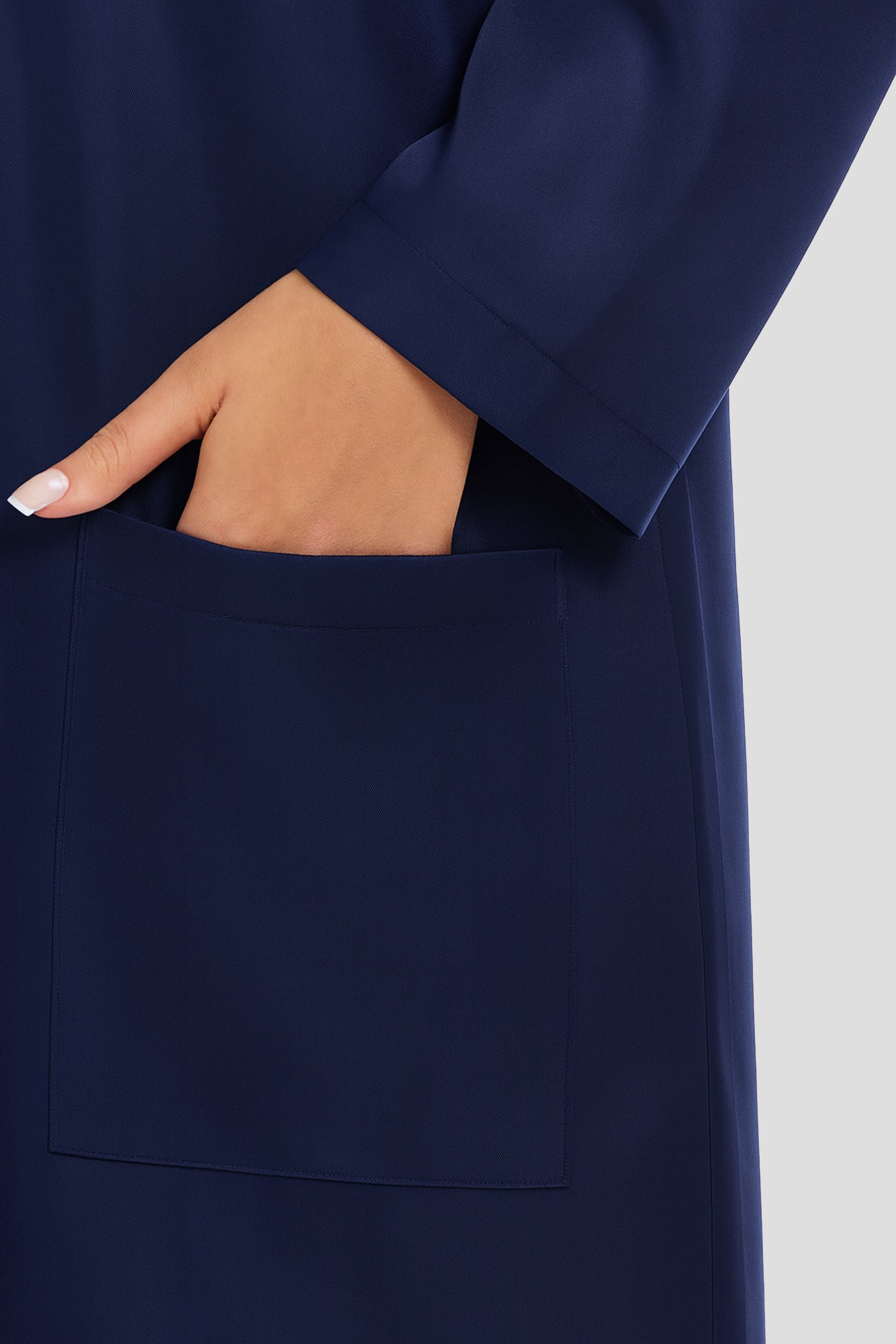 COZYFIT Lab Coat for Woman 3 Pocket, Long Sleeve Medical Coat