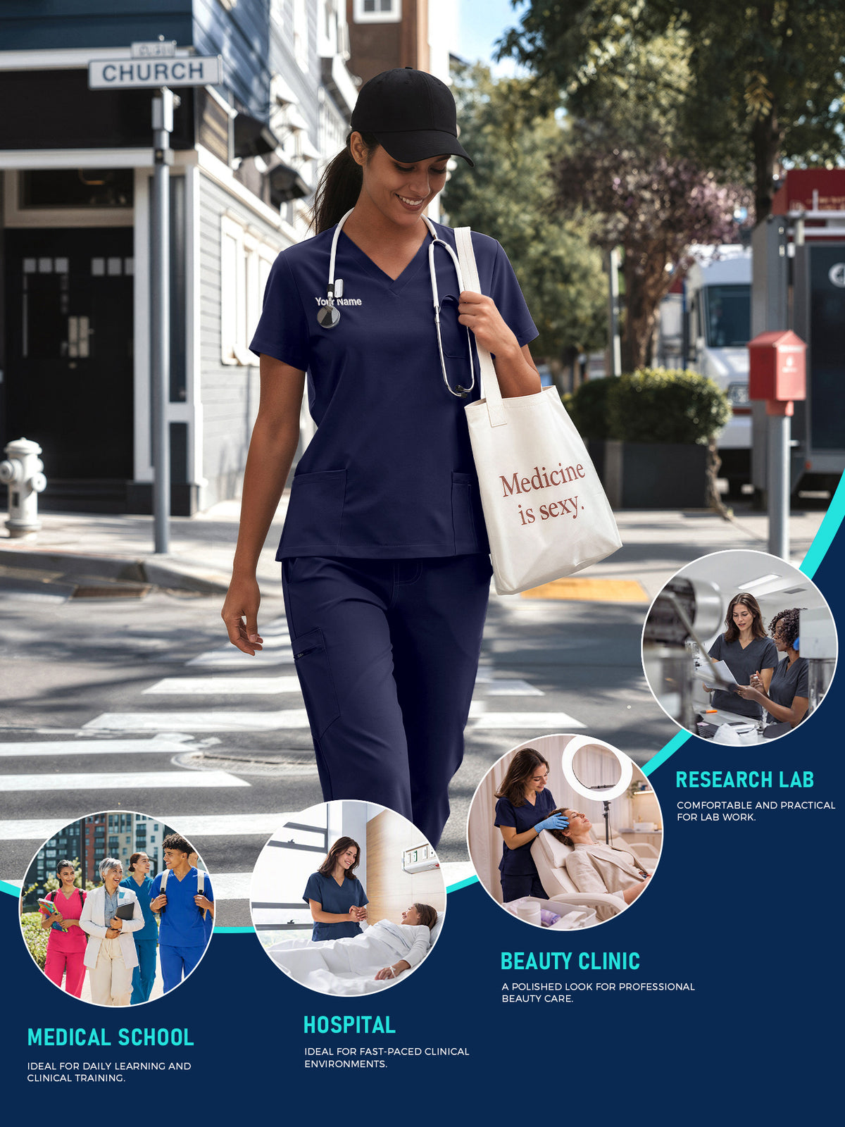 Luna Made-to-Measure Jogger Scrub Set Package