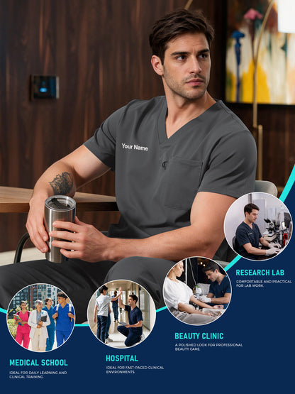 Orion Made-to-Measure Straight-Leg Scrub Set Package