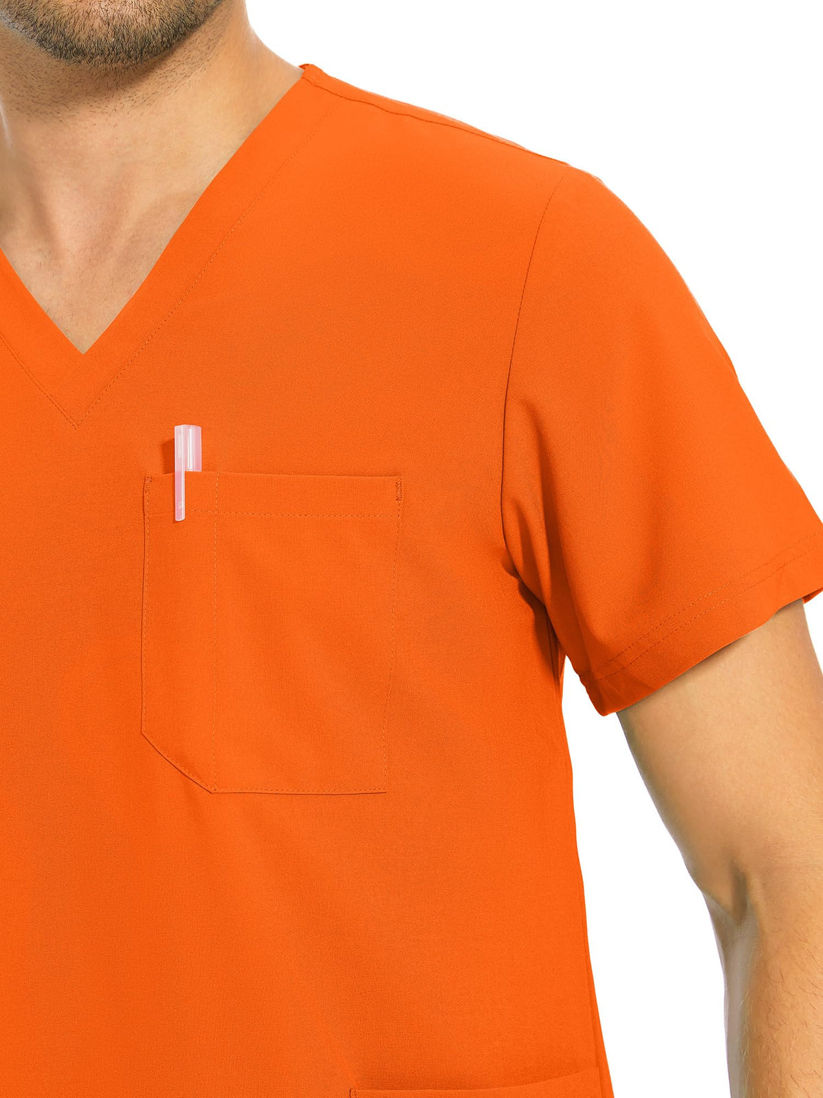 Lunar Scrub Set — Orange — 4