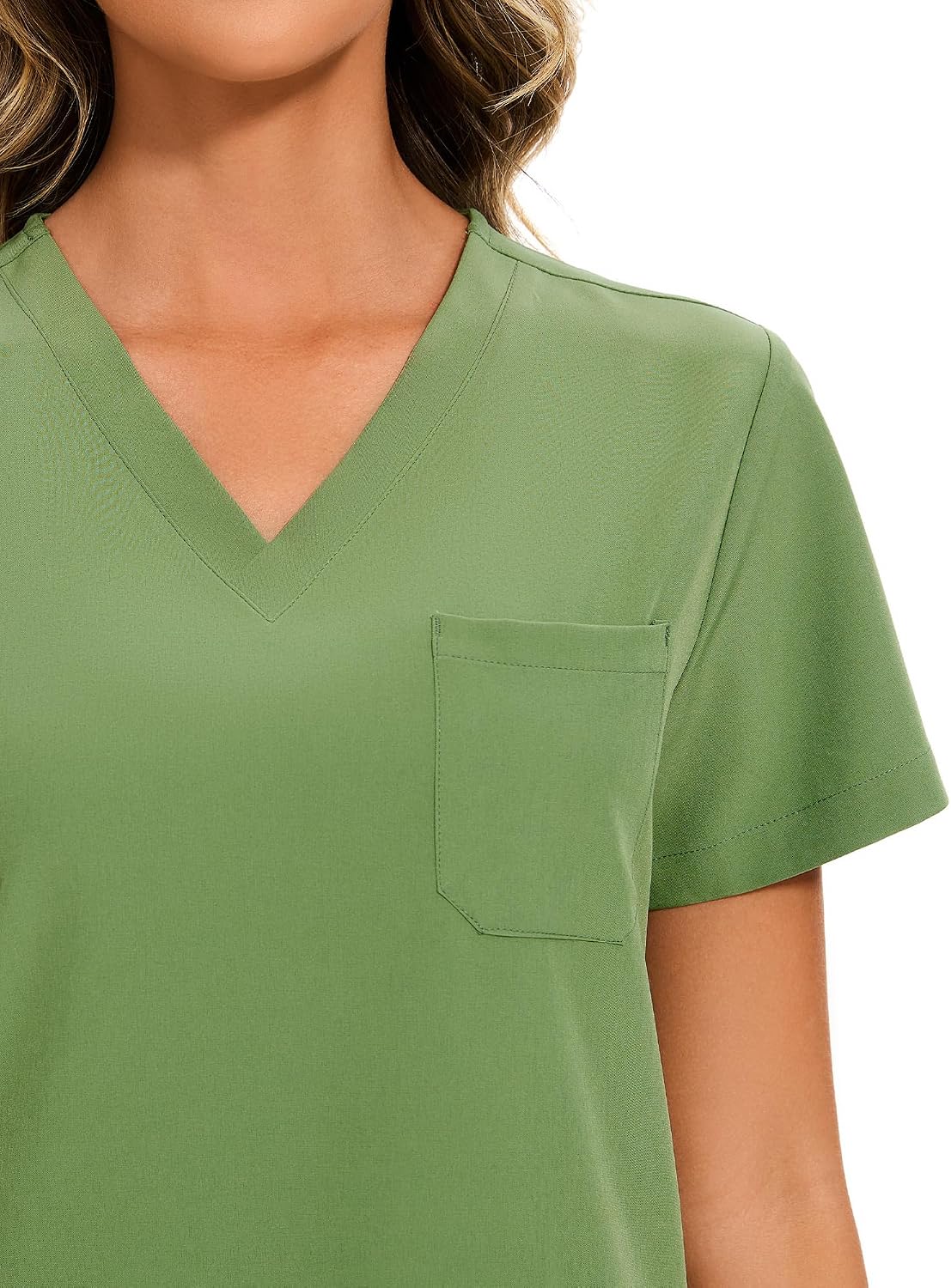 Luna Scrub Set — Beanstalk Green — 4