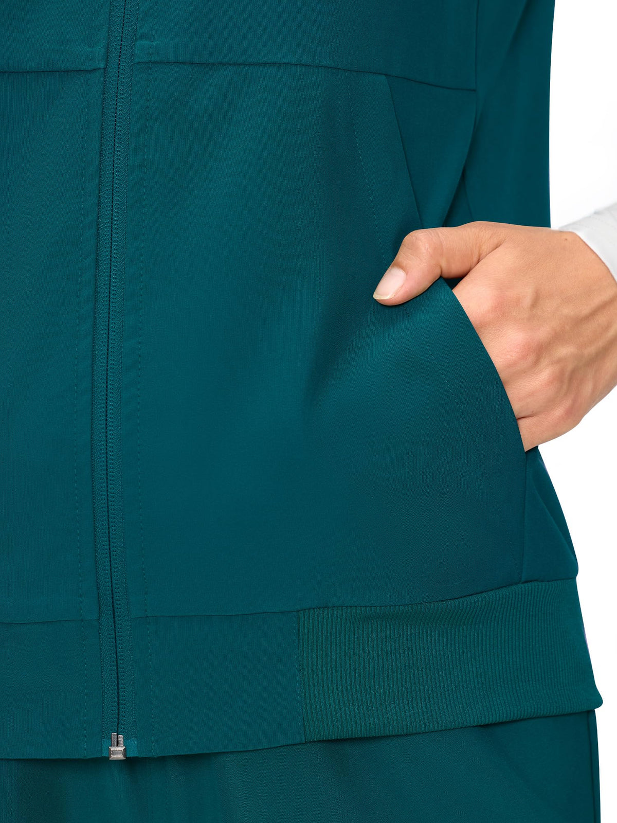 Marlowe Scrub Vest — Caribbean Blue — 5