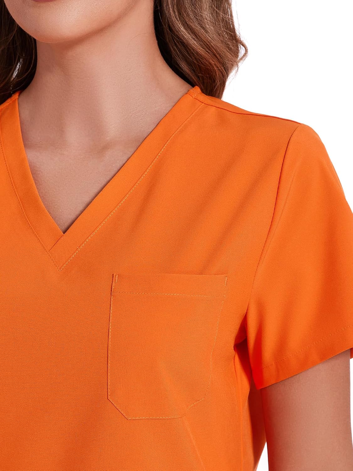 Luna Scrub Set — Orange — 4