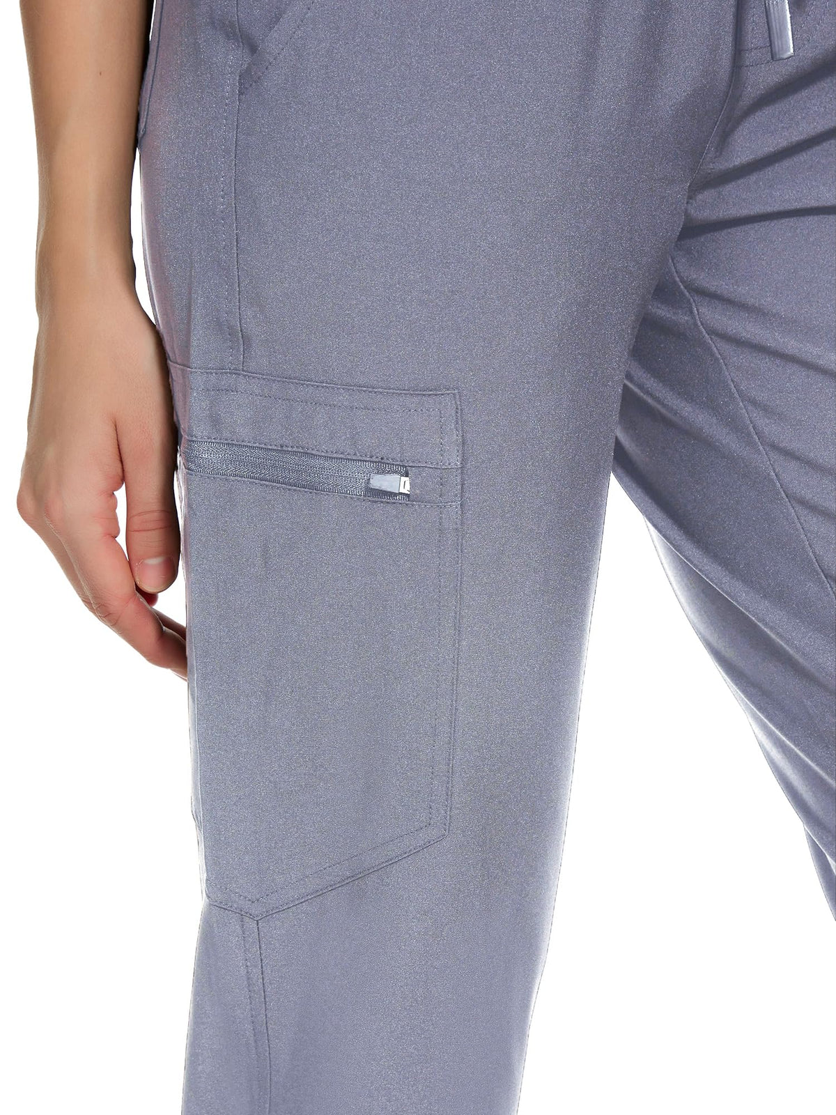 Aurora Jogger Scrub Pants — Light Grey — 6