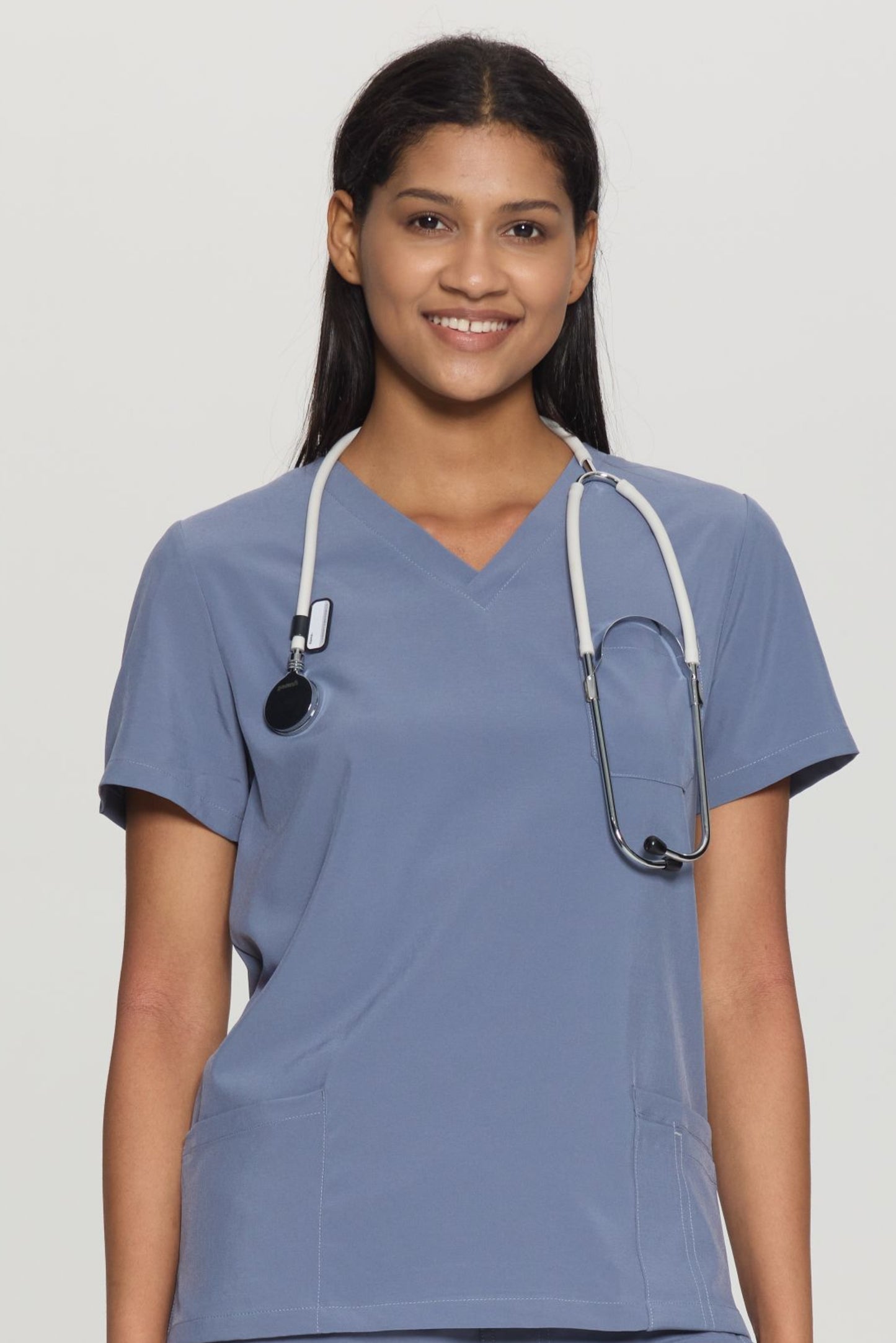 COZYFIT V-Neck 3-pocket Scrub Tops for Woman