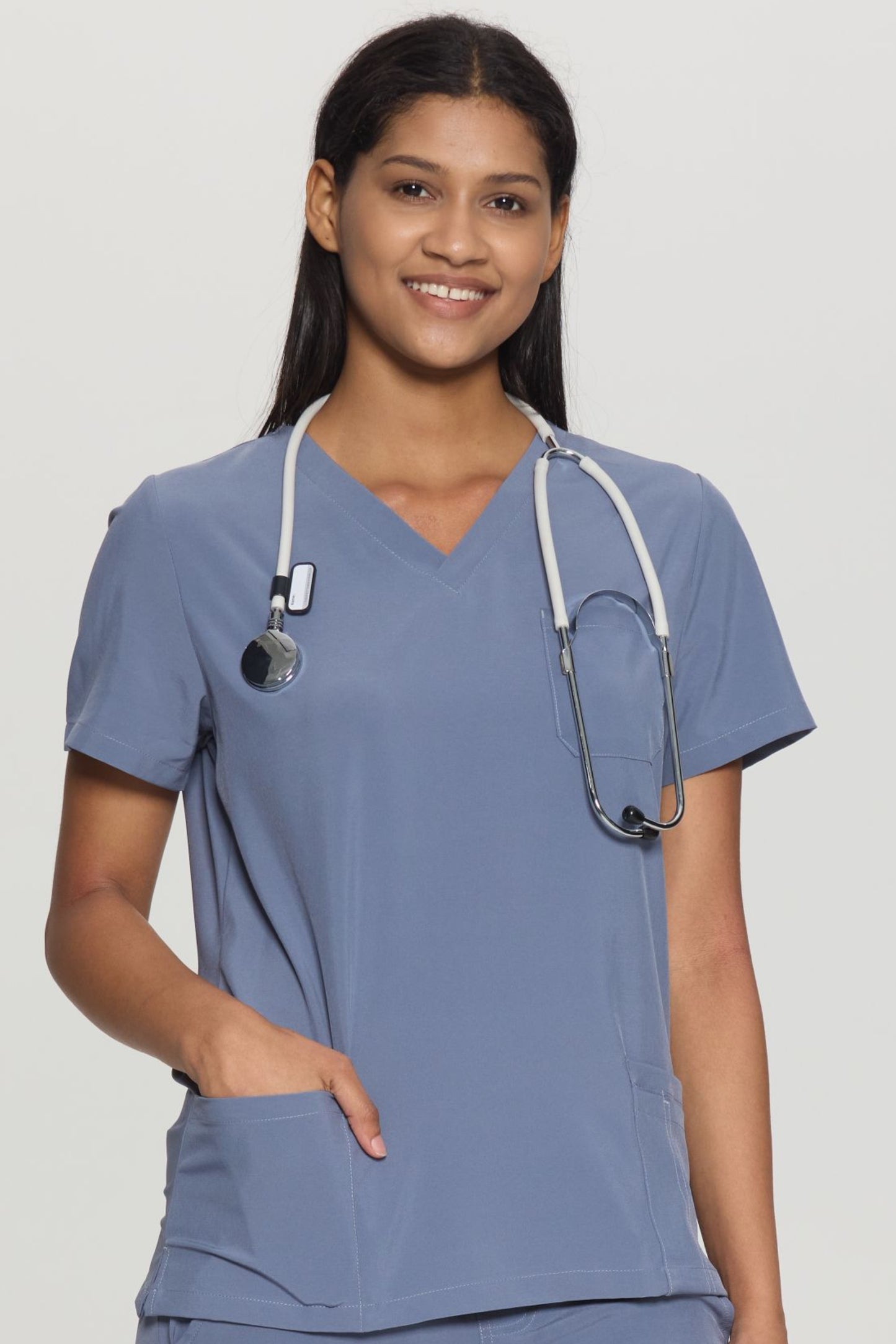 COZYFIT V-Neck 3-pocket Scrub Tops for Woman