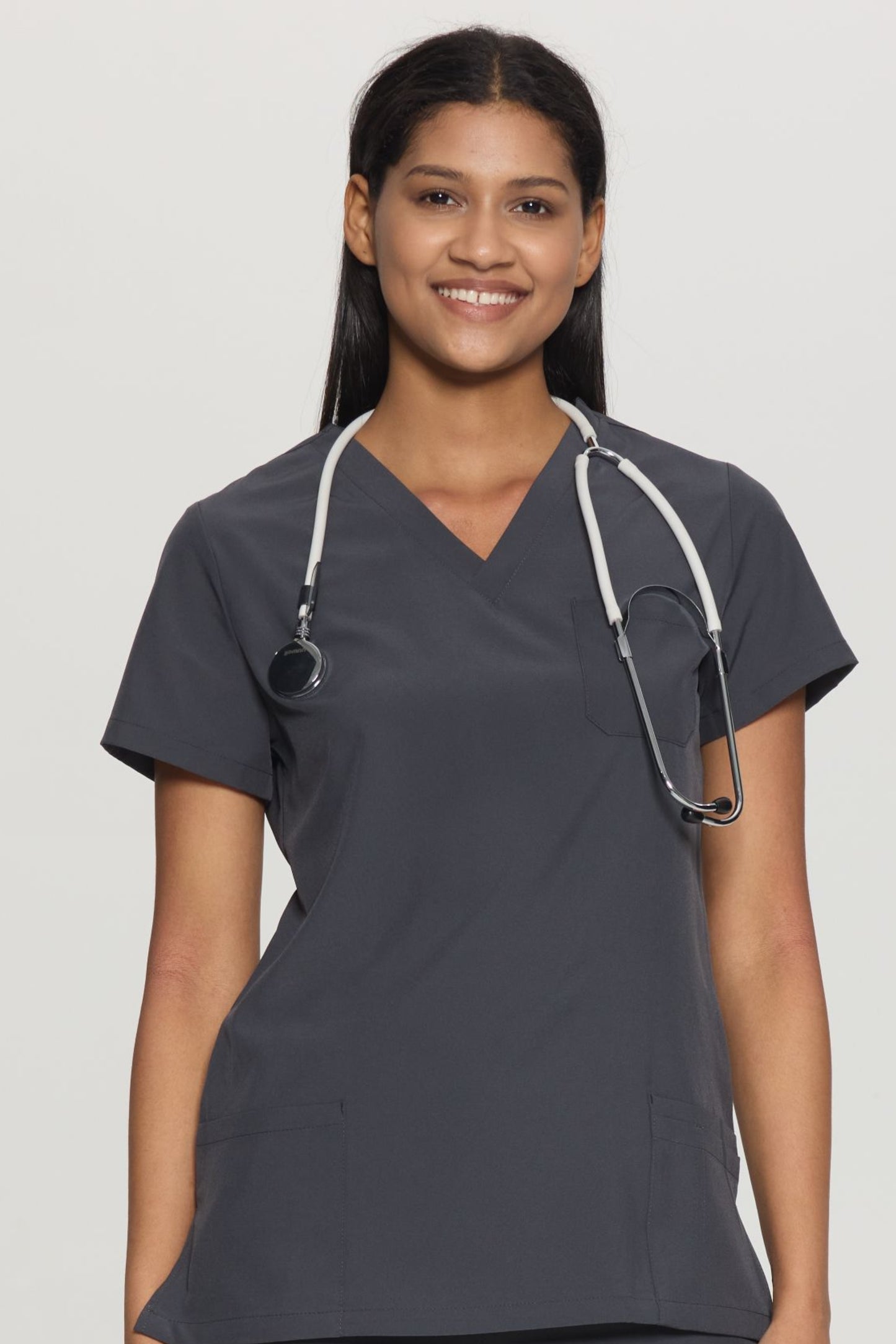 COZYFIT V-Neck 3-pocket Scrub Tops for Woman