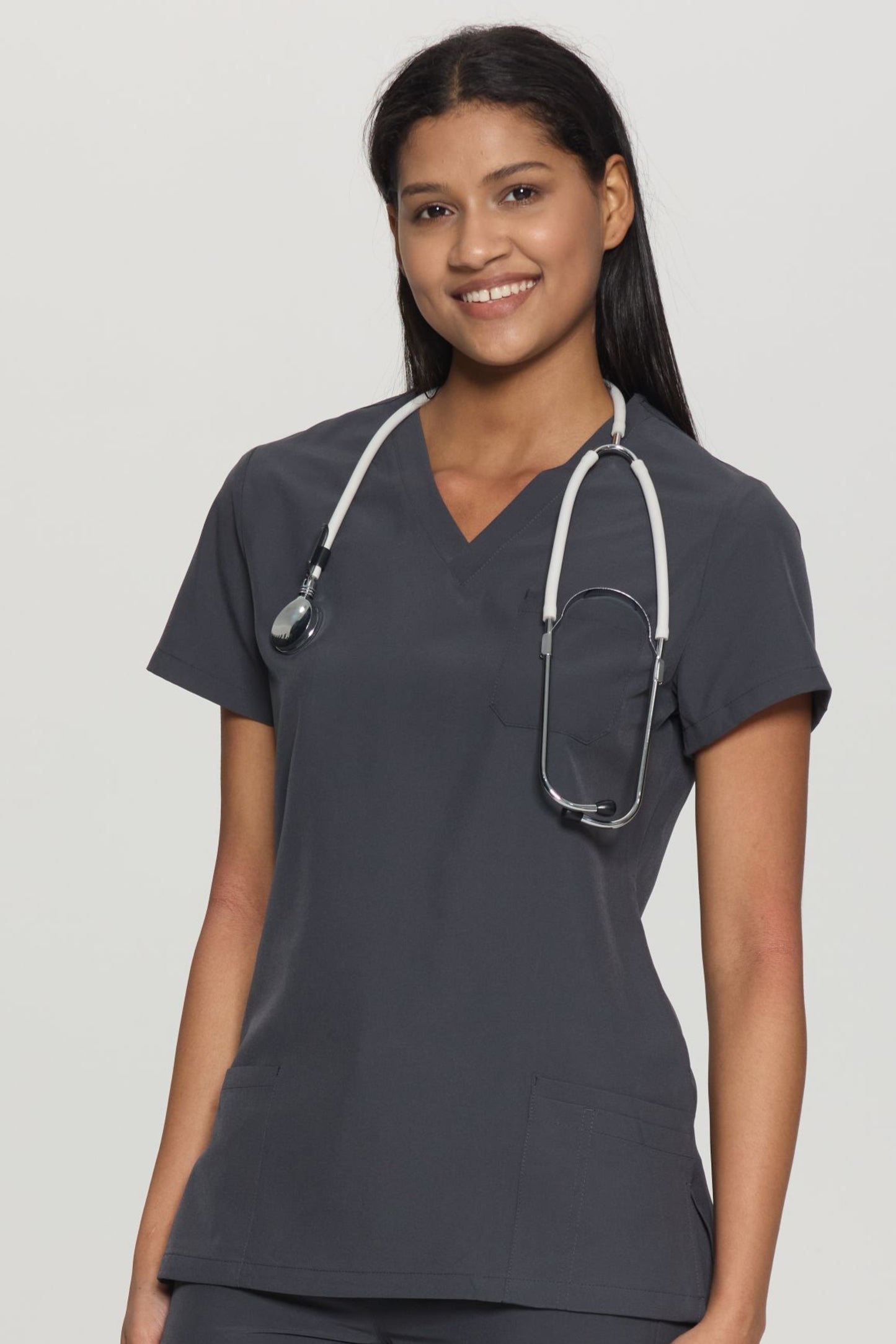 COZYFIT V-Neck 3-pocket Scrub Tops for Woman