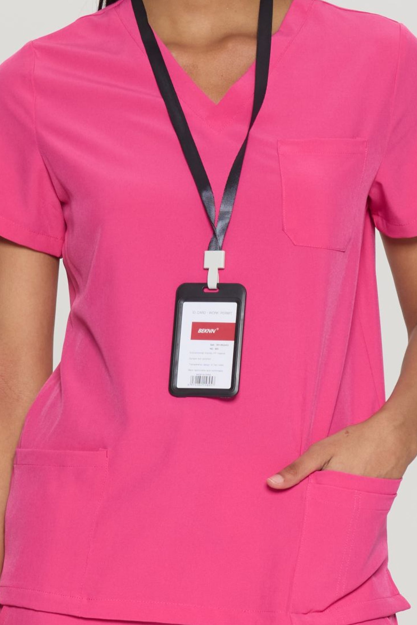 COZYFIT V-Neck 3-pocket Scrub Tops for Woman