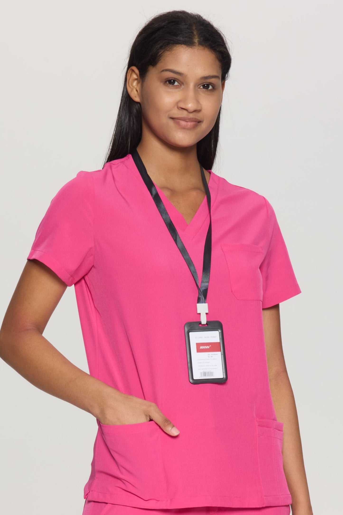 COZYFIT V-Neck 3-pocket Scrub Tops for Woman
